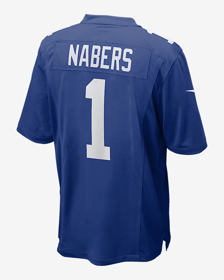 Malik Nabers New York Giants Men s Nike NFL Game Jersey. Nike